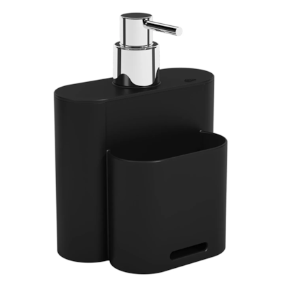 Dispenser detergente coza flat 500 ml preto 17002/3008 Coza