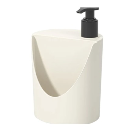 Dispenser para detergente e esponja basic 600ml cinza claro 10837/0468 Coza-0fb123c6-8889-42d5-b6ef-86a25305d149