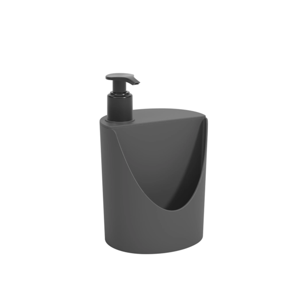 Dispenser R&J Basic 600ML Cinza Chumbo 10837/0536 Coza-481811f2-d075-4658-b2c4-2f72bf585247