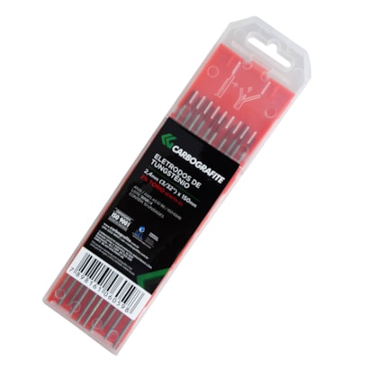 Eletrodo de Tungstênio 2,4mm com 2% Tório para Inox Carbografite-d61d9efd-4b08-4b9a-8ab3-0bfb45949976