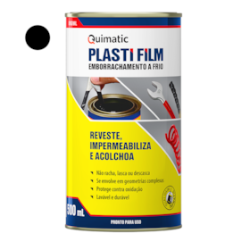 Emborrachamento a Frio 500ml Preto PLASTI FILM Quimatic CK1