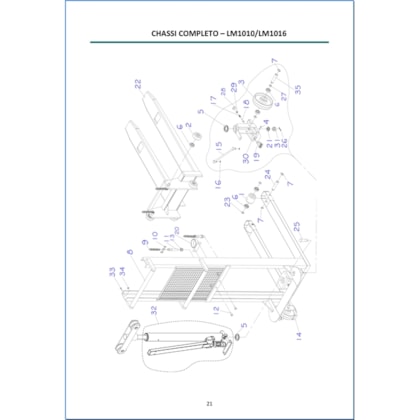 Empilhadeira Hidráulica Manual LM 1016 Paletrans