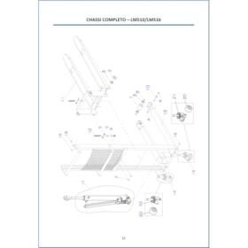 Empilhadeira Hidráulica Manual LM 516 Paletrans