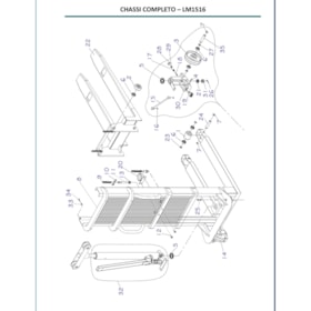 Empilhadeira Hidráulica Manual PM1516 Paletrans