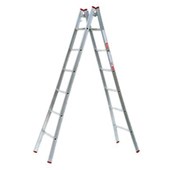 Escada Alumínio Pintor Dupla 5 Degraus PN205 Alulev