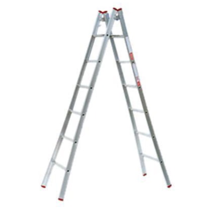 Escada Alumínio Pintor Dupla 7 Degraus PN207 Alulev