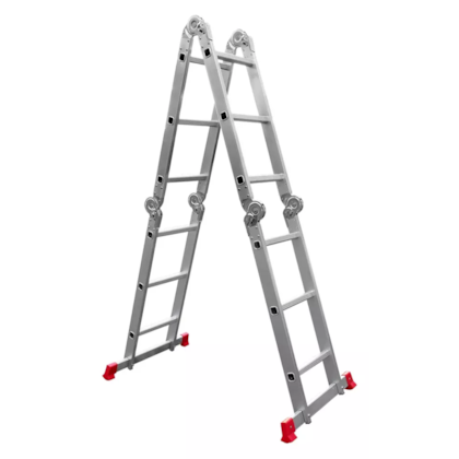 Escada Articulada 12 Degraus em Alumínio Estendida 3,26m 428132 Worker-450e6f16-1a96-4e5f-99ad-704d23a54ef5