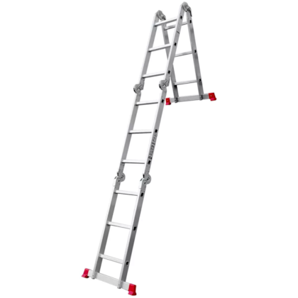 Escada Articulada 12 Degraus em Alumínio Estendida 3,26m 428132 Worker-511fedd6-a03c-456c-b96a-7198f63546eb