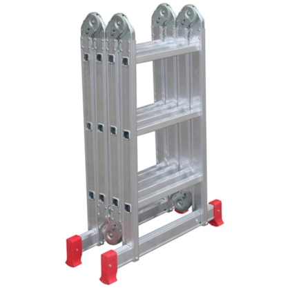 Escada Articulada 4 x 3 com 12 Degraus de Alumínio ESC0292 Botafogo-b928ead6-577c-4bc3-86f3-01764c1e4a71