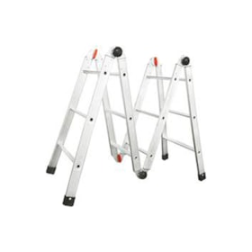 Escada Articulada Alumínio 12 em 1 Com 12 Degraus EA121 Alulev