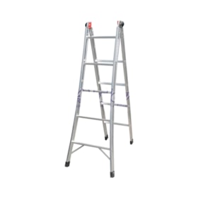 Escada Articulada Alumínio 3 em 1 Com 4 Degraus EA204 Alulev
