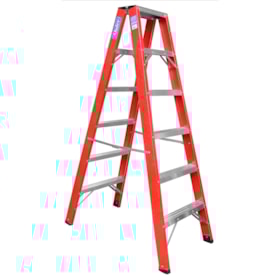 Escada de Fibra de Vidro Pintor 5 Degraus FP105 Alulev