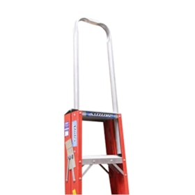 Escada de Fibra de Vidro Pintor Alça 4 Degraus FP204 Alulev