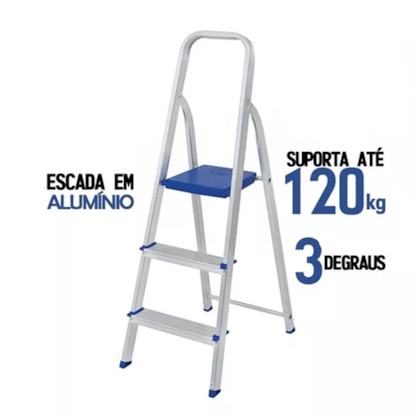 Escada Doméstica 03 Degraus R-OO3 Real Escadas -b35bc695-9495-43f3-b135-d3fd027583ec