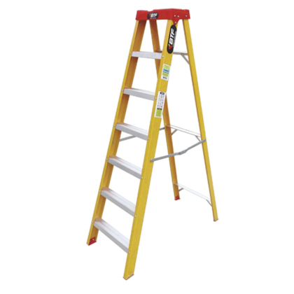 Escada Tesoura Prática Suporta 120Kg Isolante em Fibra de Vidro 6 Degraus EFP9901 Botafogo-fbe3ae3d-8e0c-4f43-99ab-e8e5adbd4d82