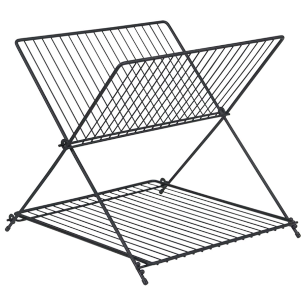 Escorredor De Louças Viena Dobrável em Aço Carbono Preto 992307 Bel fix-89f41b4e-6819-49fc-acf9-3df25c5d3cf6