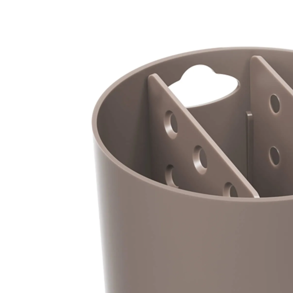 Escorredor de Talher Basic Oval Cinza Quente 10840/0126 Coza-5f338919-a229-49f5-b579-6d6bb5247680