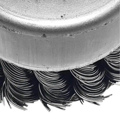 Escova Aço Carbono Copo Trançada 4 x 1/4 POL 100mm 3001 Abrasfer-21a168ea-c40d-4379-9d27-017508f961bb