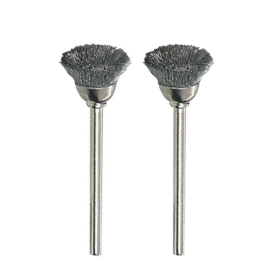 Escova Aço de Carbono Copo 2 Peças 12,7mm 1/2