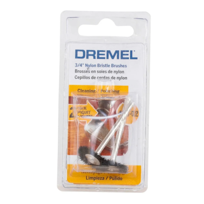 Escova Circular com Cerdas Nylon 2 Peças 26150403AA Dremel-dd44a948-70aa-4270-a3be-eee5f3dec701