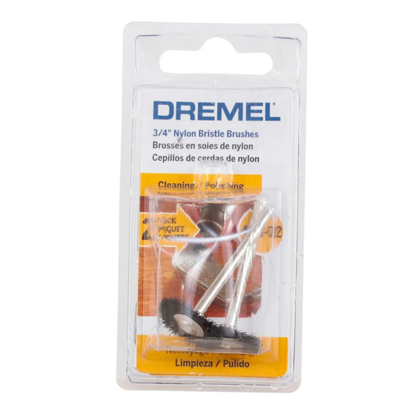 Escova Circular com Cerdas Nylon 2 Peças 26150403AA Dremel-50d03630-6593-4e7c-b5f5-5b6b4cfe4974