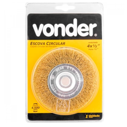 Escova Circular de Aço Carbono 4x1.2x1.2