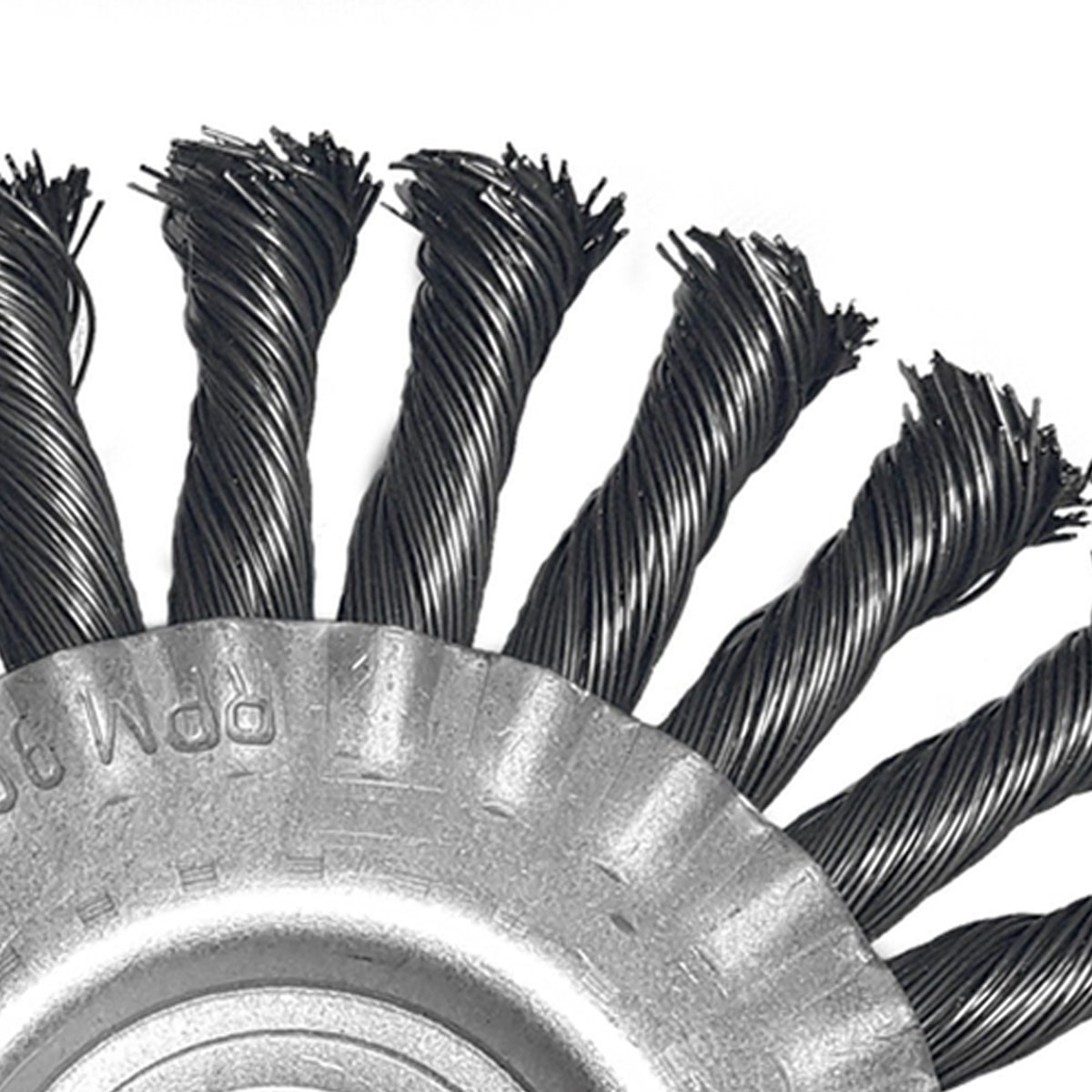 Escova de Aço Circular Trançada 7 x 1/4 x 7/8 7010 Abrasfer