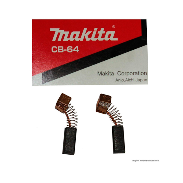 Escova de Carvão CB-64 2 unidades 194968-1 Makita-897a1574-4a9f-4963-b78a-255e48521d5c