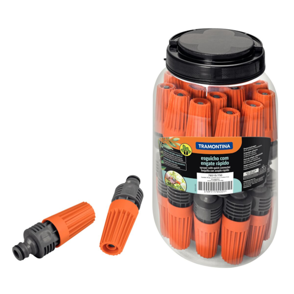 Esguicho Engate Rápido com Jato Regulável 34 un. Tramontina -60a85014-a757-45ee-9f4f-f02740b24286