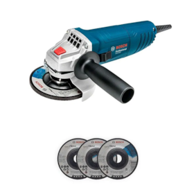 Esmerilhadeira Angular + 3 Discos 850W 110V GWS 850 Bosch 