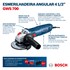 Esmerilhadeira Angular 4.1/2 710W GWS 700 Bosch