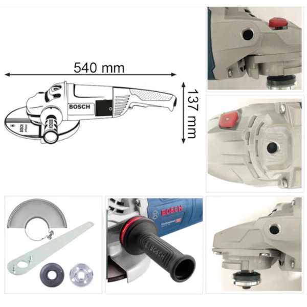 ESMERILHADEIRA ANGULAR 9 2800W - 220V GWS 28-230P BOSCH-ba399bdf-19e5-4f10-8efe-d2119982689a