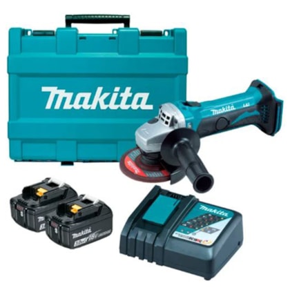 Esmerilhadeira Angular à Bateria 18v Bivolt + Disco DGA452 Makita-503926a4-c2a3-4106-a116-dbd685424cb7