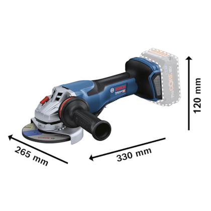 Esmerilhadeira Angular a Bateria 18V Brushless BiTurbo 5