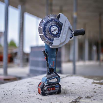 Esmerilhadeira Angular PRO Com Alça Auxiliar 180mm 18V GWS 18V-180 PC Bosch-13c7ed35-594c-4f3f-8885-1f1d9666f80e