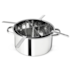 Espagueteira Savoy Em Aço Inox 20cm 10,0L com 4 Cestos/Passadores de Massa 4809100 Brinox