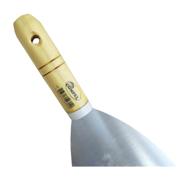 Espátula de Aço Temperado 100MM Com Cabo de Madeira 0.2604 Compel-20cd2230-10bb-4d2a-8dcd-14cbd8932c8b