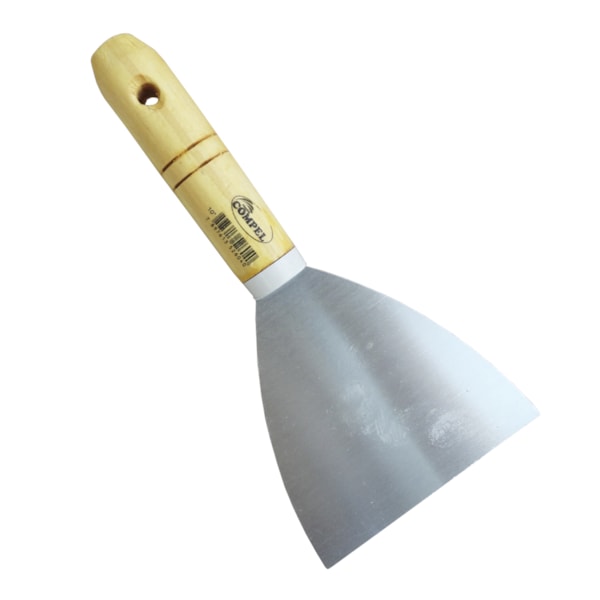 Espátula de Aço Temperado 100MM Com Cabo de Madeira 0.2604 Compel-4403d92c-8e3e-4fd0-8fbb-5c50582e44a6