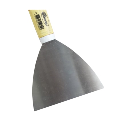 Espátula de Aço Temperado 120MM Com Cabo de Madeira 0.2605 Compel-158a03ea-2cc0-46e4-a3a7-2143f479af3d