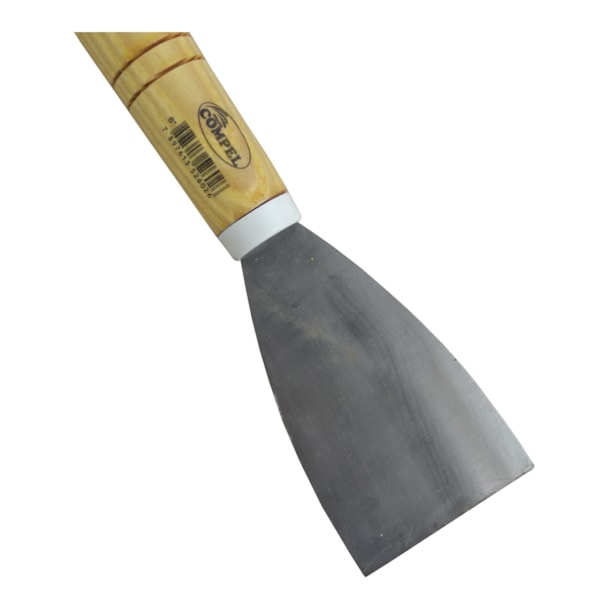 Espátula de Aço Temperado 60MM Com Cabo de Madeira 0.2602 Compel-1011e32b-a761-4b74-905b-cfa8701c5089
