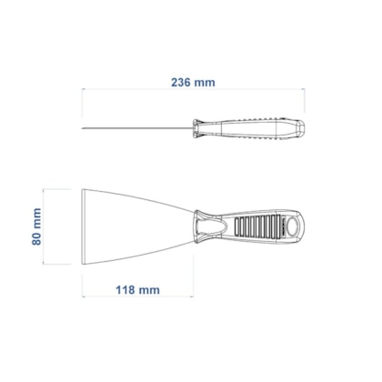 Espátula Metálica Rígida 8cm com Cabo Plástico Tramontina  77395085-02ca85e3-24b9-4af3-815c-ebef2f6fb6e3