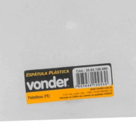 Espátula Plástica 150x80mm Vonder