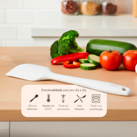 Espátula Silicone 28cm Vanilla Flex - 2253/321 Brinox