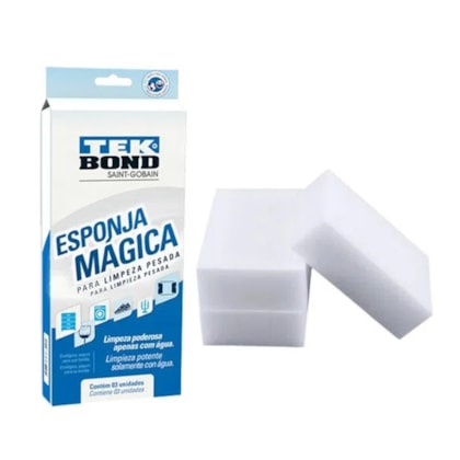 Esponja Mágica Embalagem Com 3 Unidades 24361000302 Tekbond-e46191ec-58d0-4684-a2e4-923affafdda6