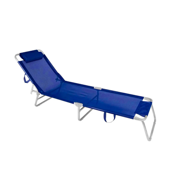 Espreguiçadeira BTF Azul Royal em Alumínio CAD0711 Botafogo-48605caf-b294-498d-94cf-6b14d6fd9566