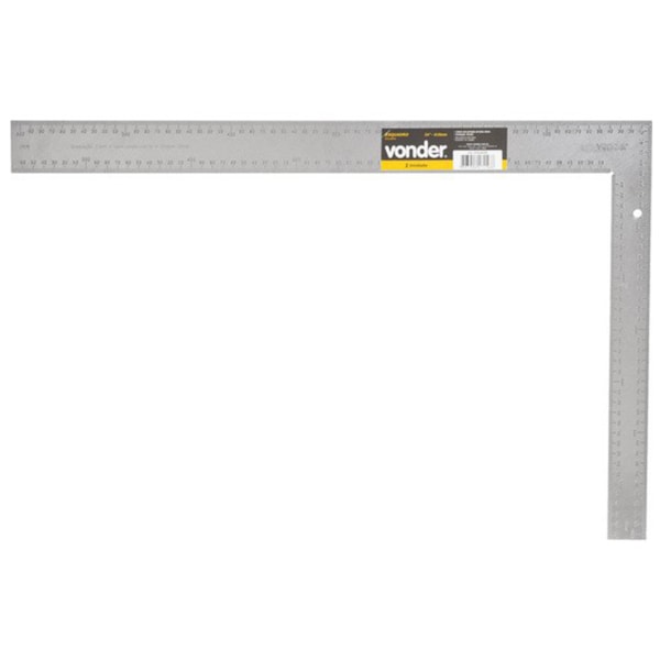 Esquadro Básico Metálico 24