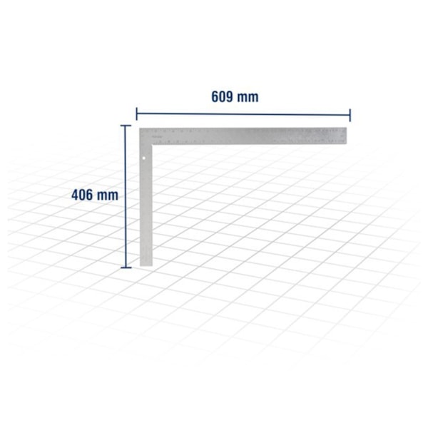 Esquadro Básico Metálico 24