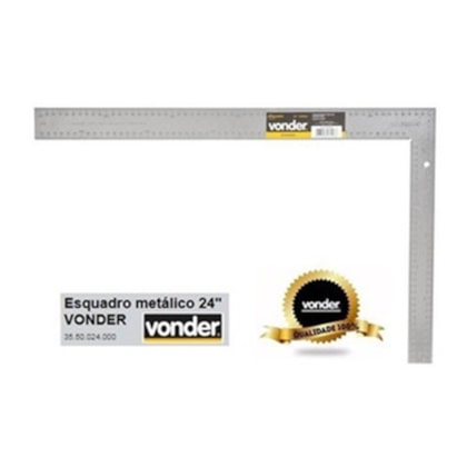 Esquadro Básico Metálico 24