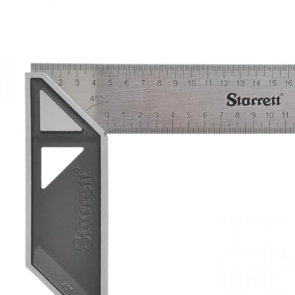 Esquadro de Aço Inox com Cabo 200mm Starrett