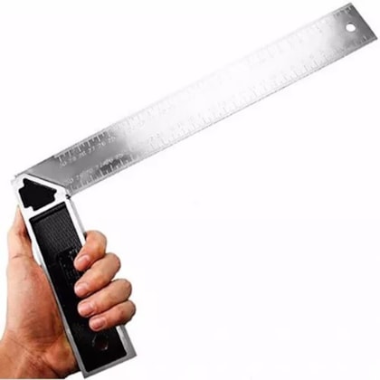 Esquadro de Aço Profissional 12